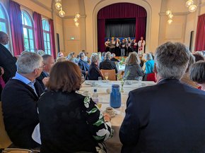 Beim Empfang im AWO-Festsaal